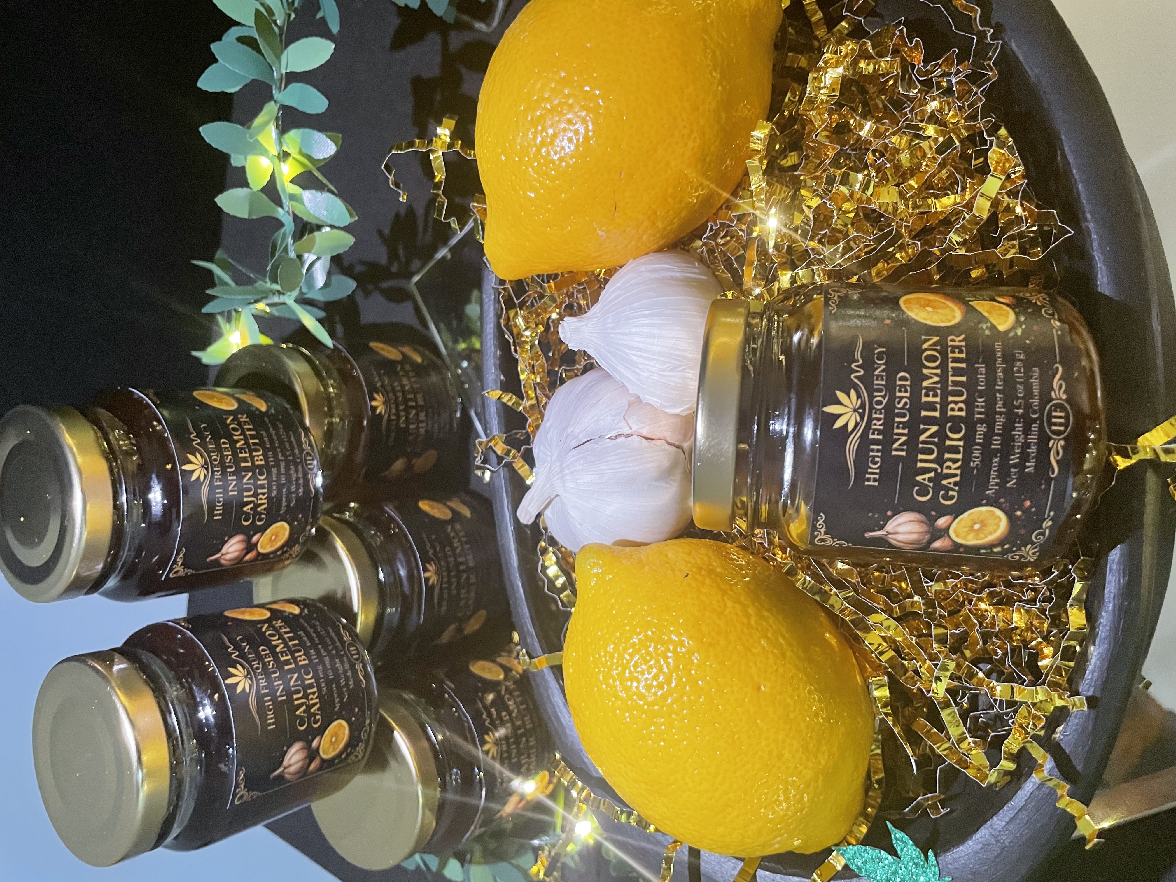 Cajun Lemon Garlic Butter infused jars