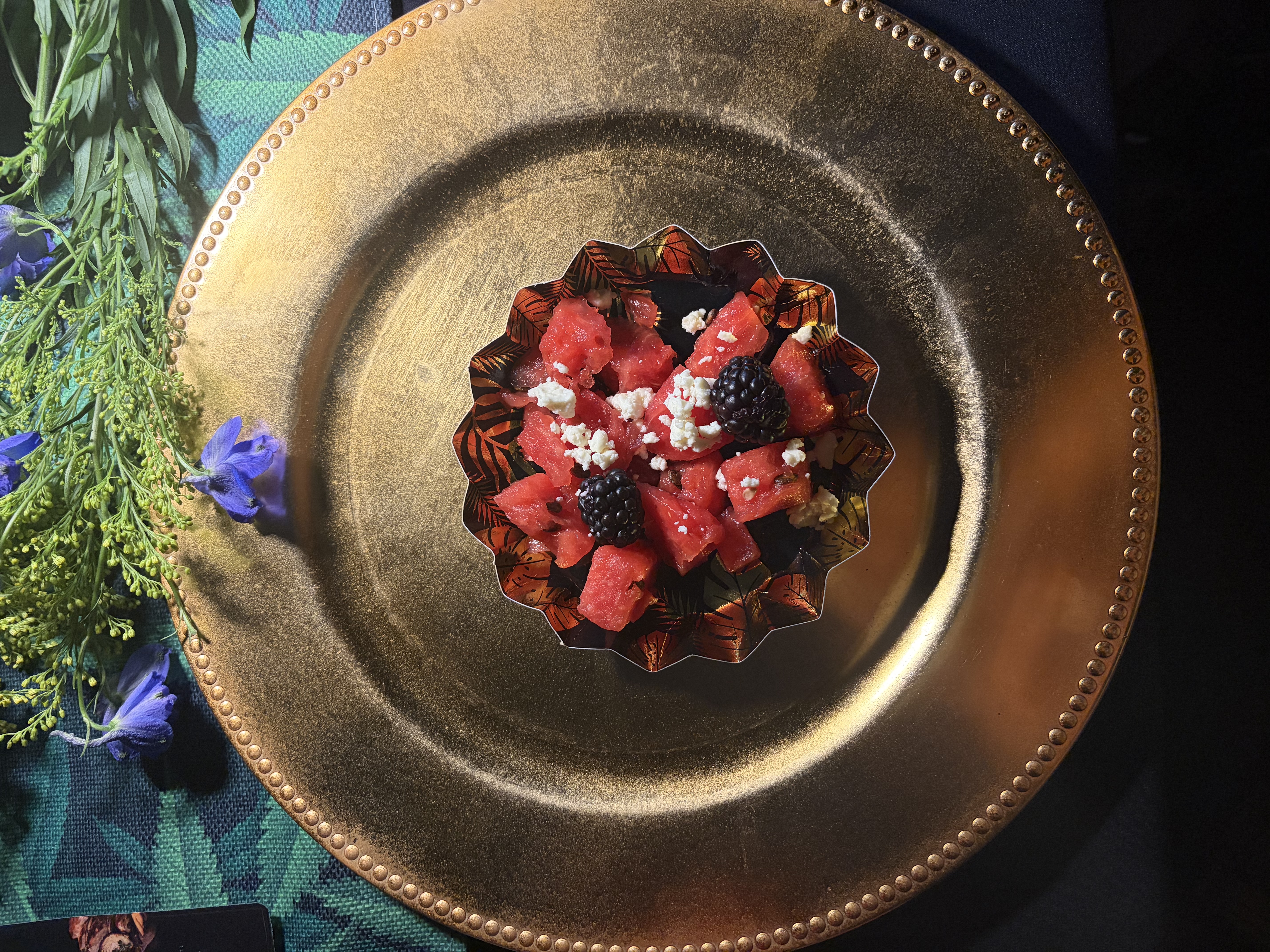 Elevated entrée plating