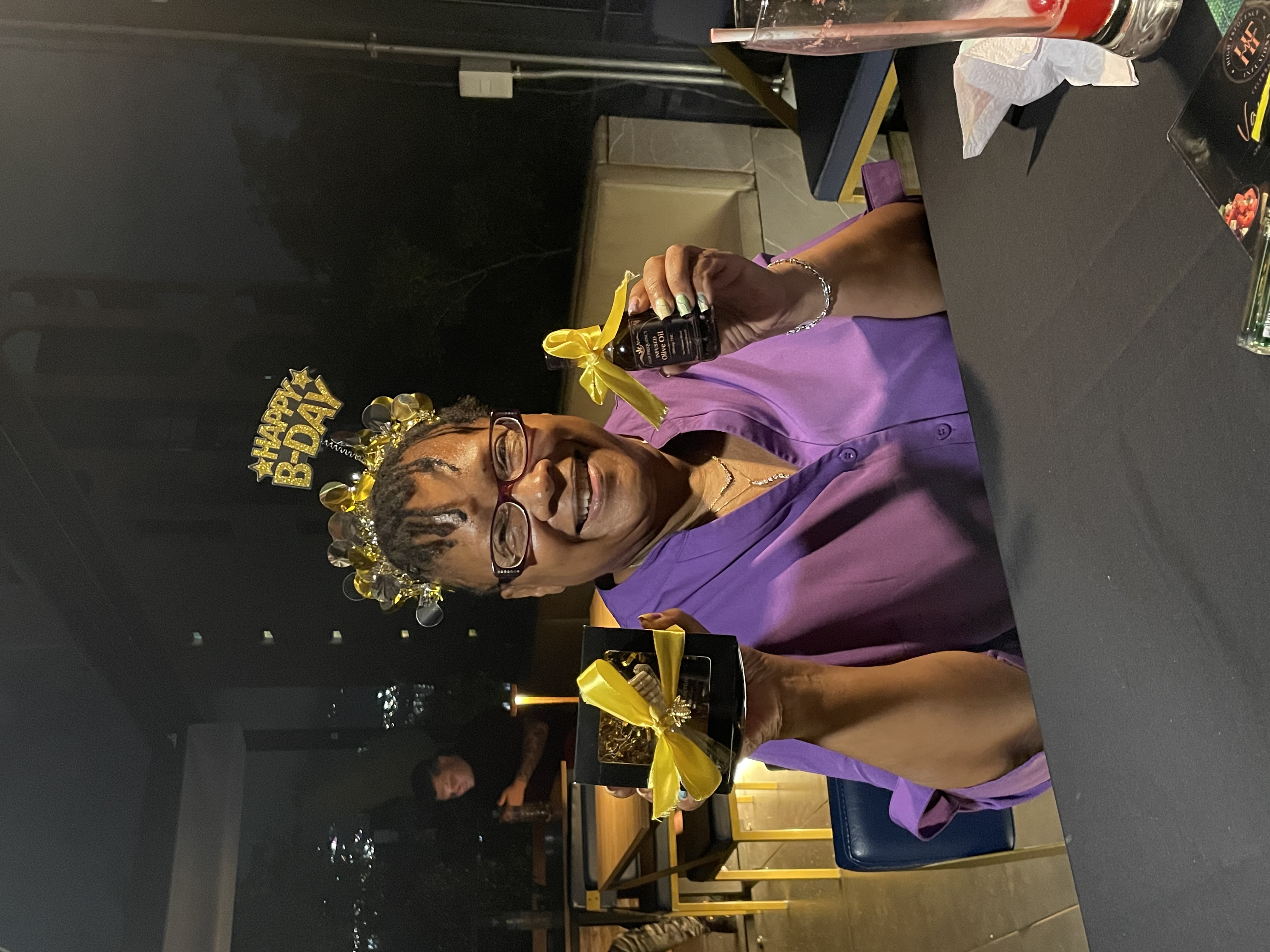 Birthday guest with HFI gifting products