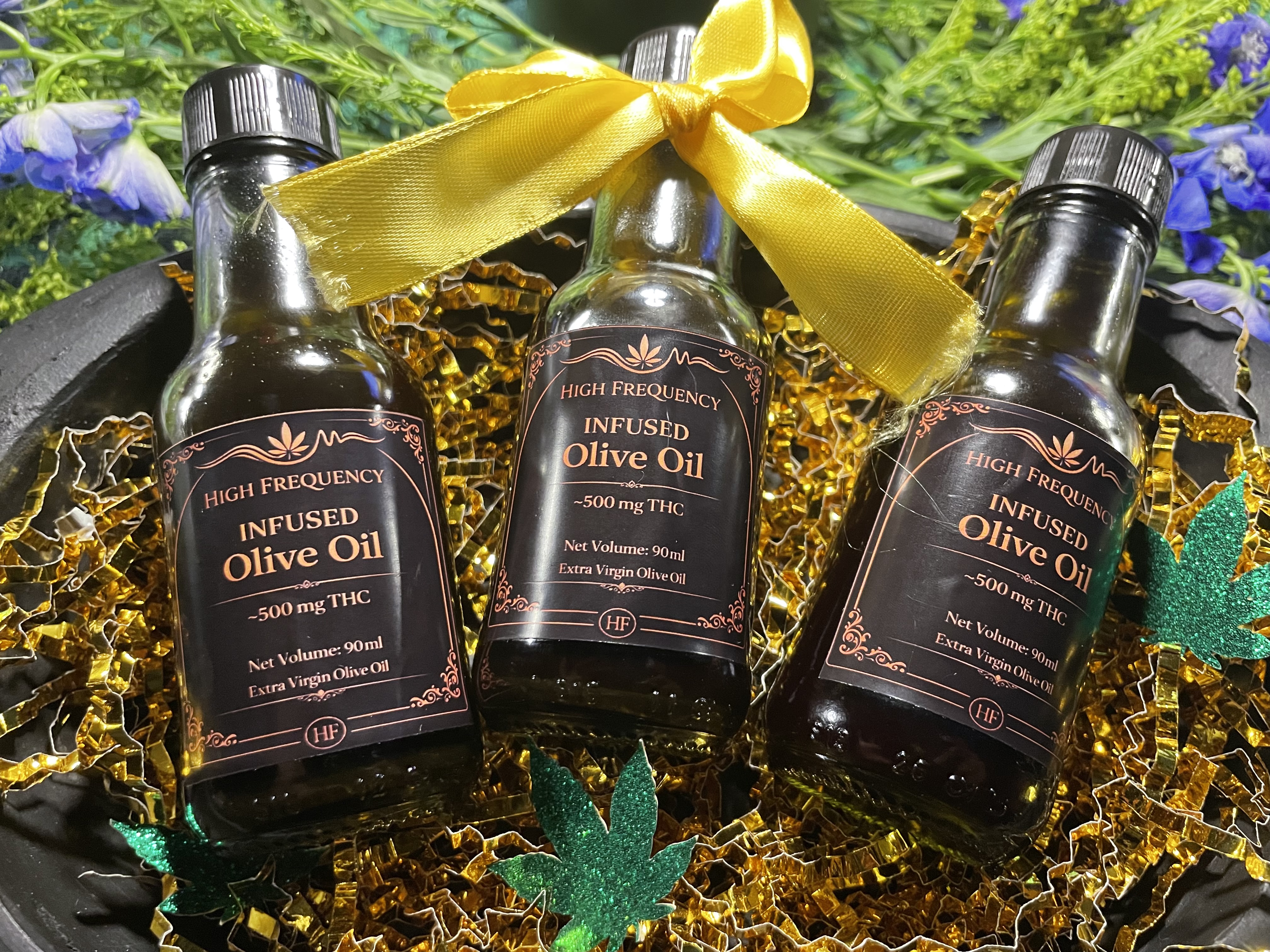 High Frequency Infused Olive Oil gifting set